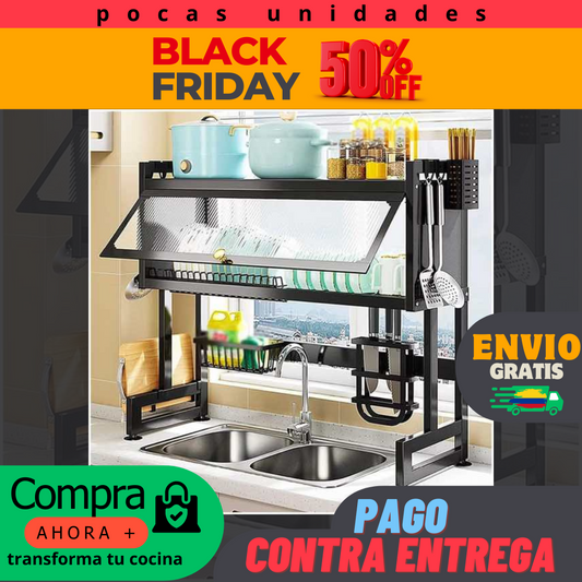 ESCURRIDOR Y ORGANIZADOR DE COCINA *50% DE DESCUENTO BLACK FRIDAY*